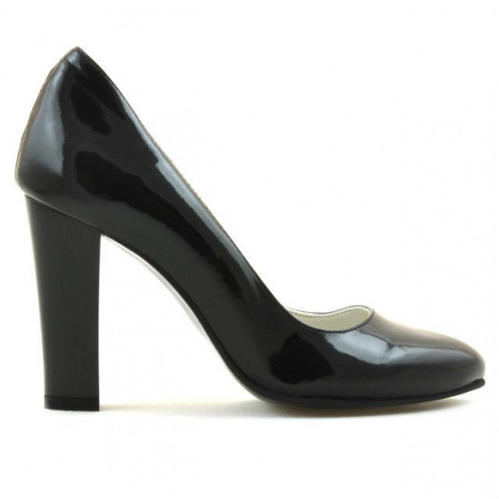 Chaussures élégantes femme 1214 vernis noir