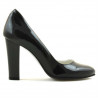 Chaussures élégantes femme 1214 vernis noir