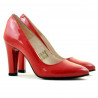 Chaussures élégantes femme 1243 vernis rouge