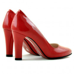 Chaussures élégantes femme 1243 vernis rouge
