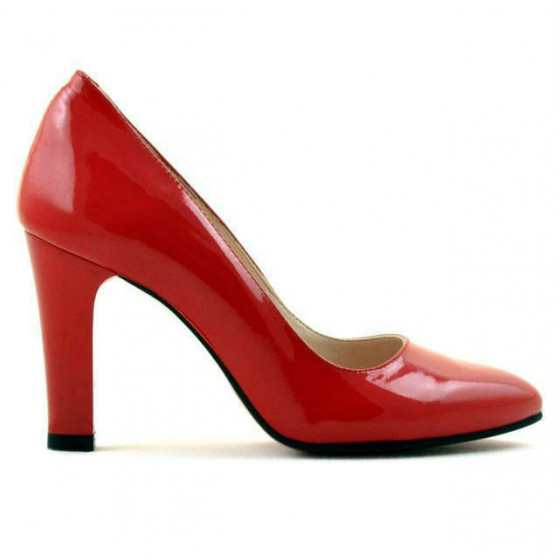 Chaussures élégantes femme 1243 vernis rouge