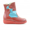 Bottes petits enfants 20c rouge+bleu