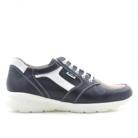 Baskets homme 827 indigo+blanc