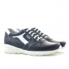 Baskets homme 827 indigo+blanc