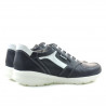 Baskets homme 827 indigo+blanc