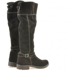 Bottes femme 3225 café velours