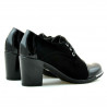Chaussures casual femme 667 noir verni combiné