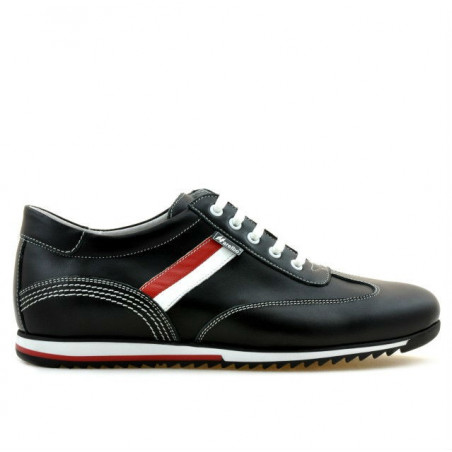 Baskets homme 807 noir+blanc