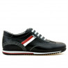 Baskets homme 807 noir+blanc
