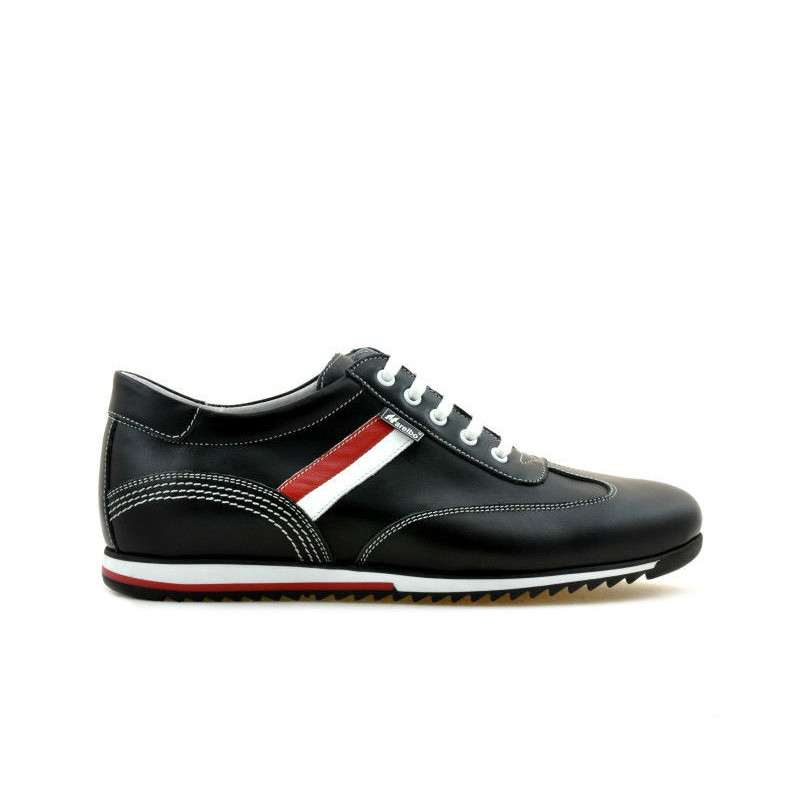 Baskets homme 807 noir+blanc