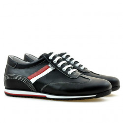 Baskets homme 807 noir+blanc
