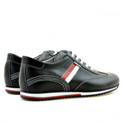 Baskets homme 807 noir+blanc