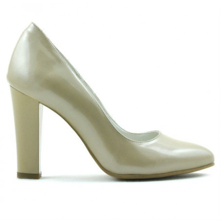 Chaussures élégantes femme 1214 vernis beige02