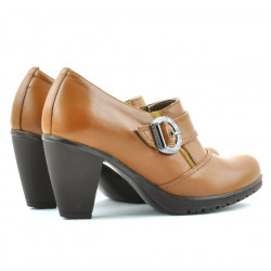 Chaussures casual femme 168 marron ciré