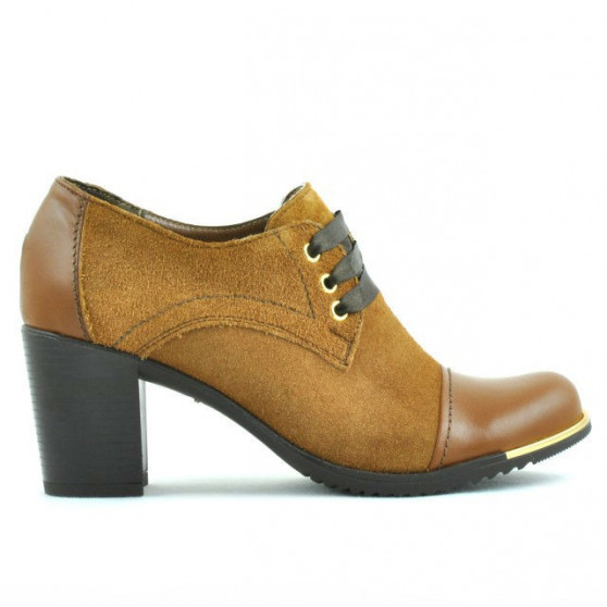Chaussures décontractées femme 667 marron combiné
