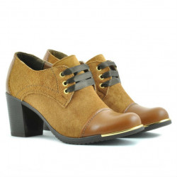 Chaussures décontractées femme 667 marron combiné