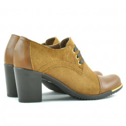 Chaussures décontractées femme 667 marron combiné