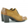 Chaussures décontractées femme 667 marron combiné