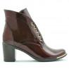 Bottes femme 3299 vernis bordeaux