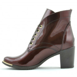 Bottes femme 3299 vernis bordeaux