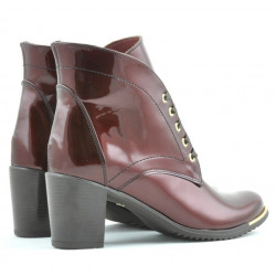 Bottes femme 3299 vernis bordeaux