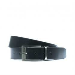 Ceinture homme 08b bicolore noir+marron