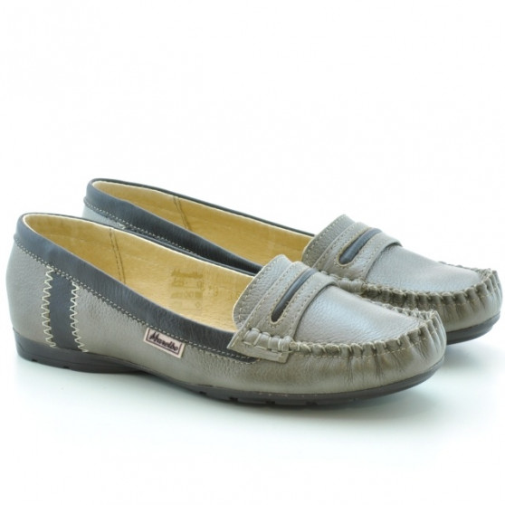 Mocassins femme 619 sable+café