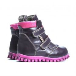 Bottes enfants petits 32c violet combiné