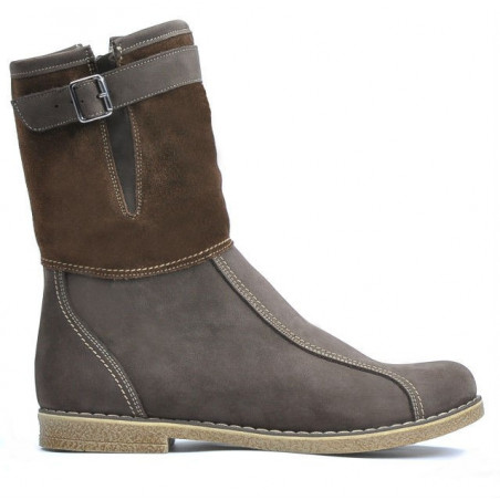 Bottes femme 3249 tuxon café combiné