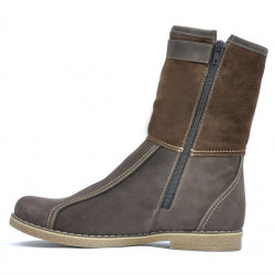 Bottes femme 3249 tuxon café combiné