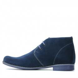 Bottes adolescents 464 velours indigo