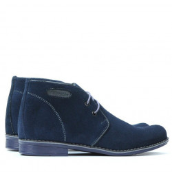 Bottes adolescents 464 velours indigo