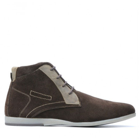 Bottes hommes 474 velours café