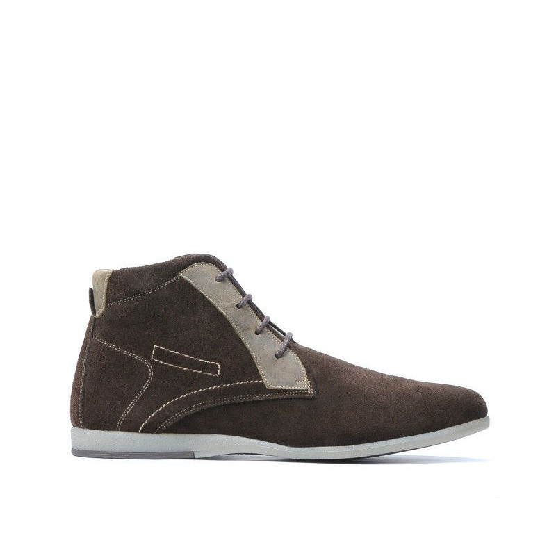 Bottes hommes 474 velours café