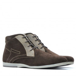 Bottes hommes 474 velours café