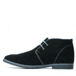 Bottes homme 454 noir velours+gris