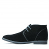 Bottes homme 454 noir velours+gris