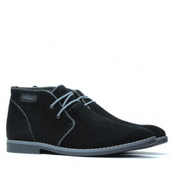 Bottes homme 454 noir velours+gris