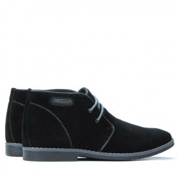 Bottes homme 454 noir velours+gris