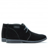 Bottes homme 454 noir velours+gris