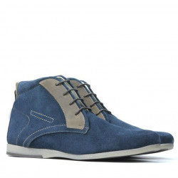 Bottes hommes 474 indigo velours