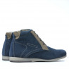 Bottes hommes 474 indigo velours