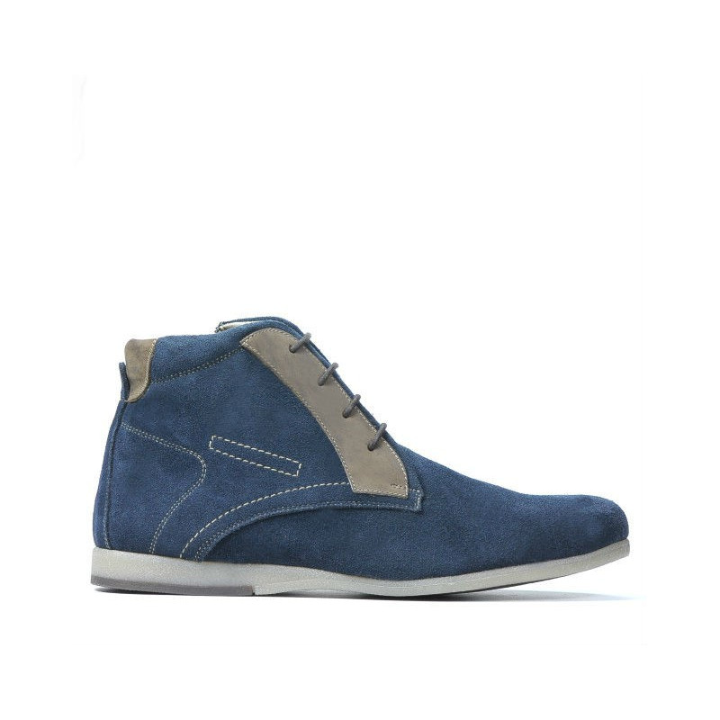 Bottes hommes 474 indigo velours