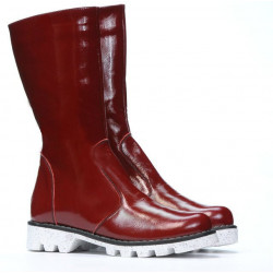 Bottes enfants 3003 vernis bordeaux