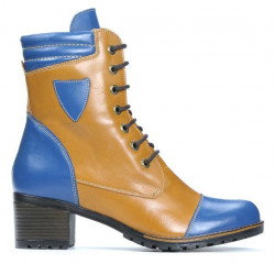 Bottes femme 3279 indigo+marron