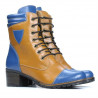 Bottes femme 3279 indigo+marron