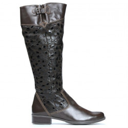 Bottes femme 233 café ballon