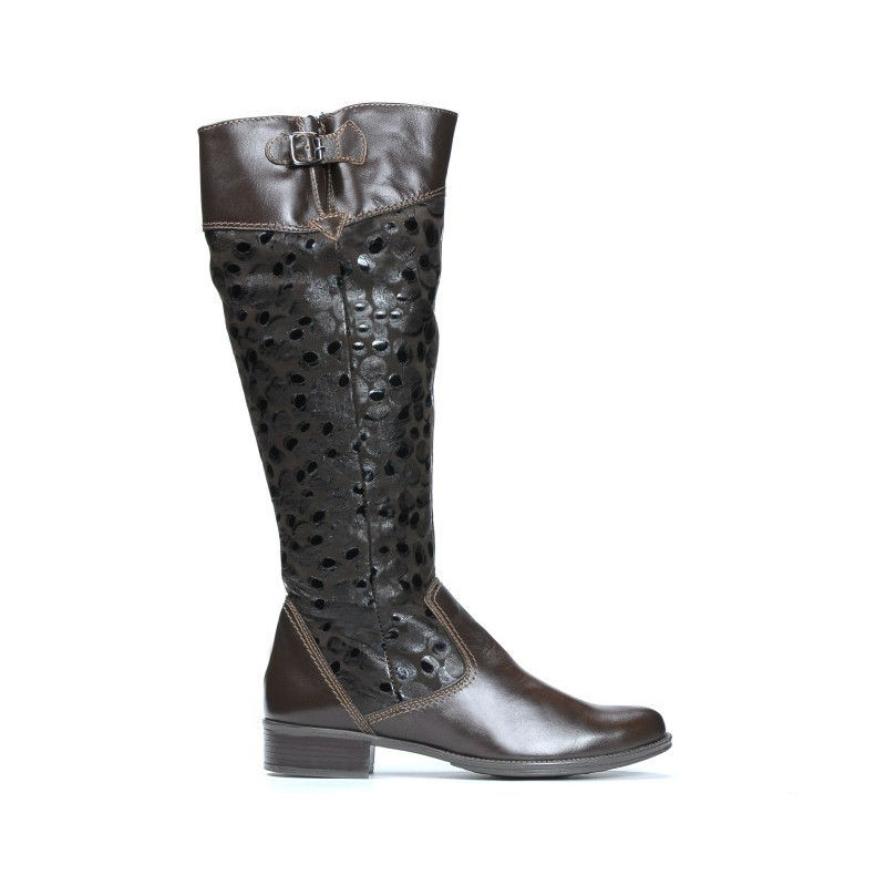 Bottes femme 233 café ballon