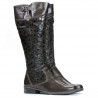 Bottes femme 233 café ballon