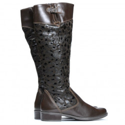 Bottes femme 233 café ballon